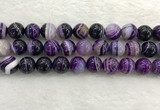 CAA1876 15.5 inches 16mm round banded agate gemstone beads