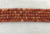 CAA1901 15.5 inches 6mm round banded agate gemstone beads