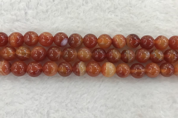 CAA1904 15.5 inches 12mm round banded agate gemstone beads