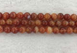 CAA1905 15.5 inches 14mm round banded agate gemstone beads