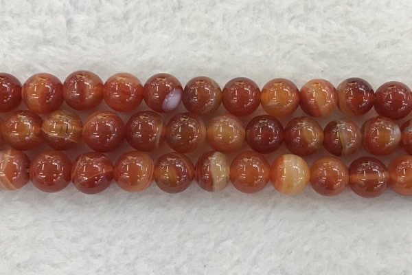 CAA1906 15.5 inches 16mm round banded agate gemstone beads