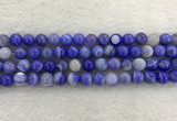 CAA1943 15.5 inches 10mm round banded agate gemstone beads