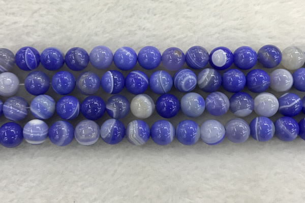 CAA1944 15.5 inches 12mm round banded agate gemstone beads