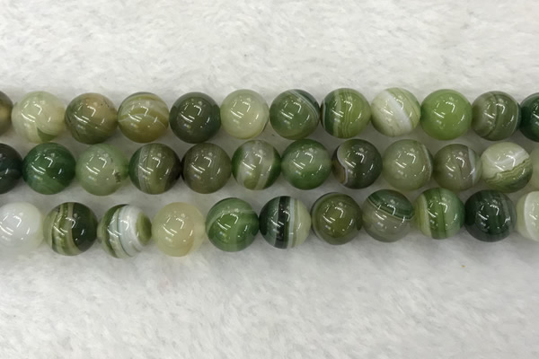 CAA1986 15.5 inches 16mm round banded agate gemstone beads