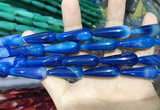 CAA2076 15.5 inches 10*30mm teardrop agate beads wholesale