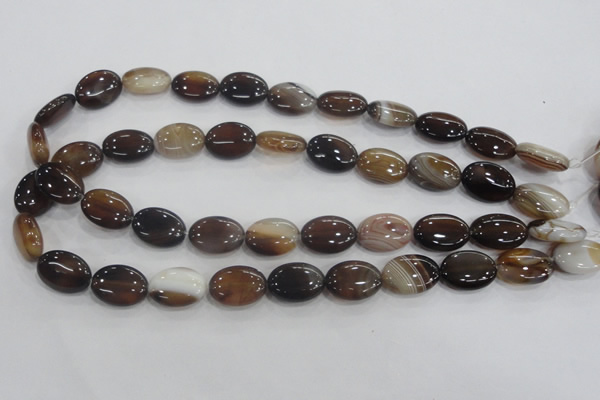 CAA211 15.5 inches 13*18mm oval madagascar agate beads