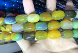 CAA2133 15.5 inches 13*18mm drum agate beads wholesale