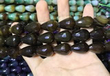 CAA2161 15.5 inches 15*20mm faceted teardrop agate beads