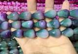 CAA2164 15.5 inches 15*20mm faceted teardrop agate beads