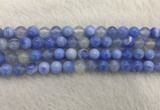 CAA2334 15.5 inches 10mm round banded agate gemstone beads