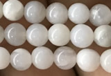 CAA2340 15.5 inches 4mm round white crazy lace agate beads wholesale