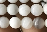 CAA2341 15.5 inches 6mm round white crazy lace agate beads wholesale