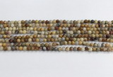 CAA2348 15.5 inches 4mm round crazy lace agate beads wholesale