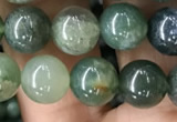 CAA2358 15.5 inches 8mm round moss agate beads wholesale