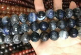 CAA3245 15 inches 16mm faceted round fire crackle agate beads wholesale