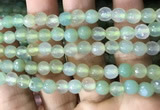 CAA3306 15 inches 6mm faceted round agate beads wholesale