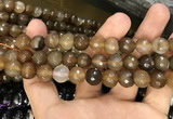 CAA3378 15 inches 10mm faceted round agate beads wholesale