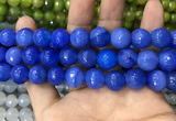 CAA3409 15 inches 12mm faceted round agate beads wholesale