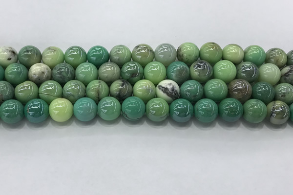 CAA3518 15.5 inches 10mm round AB-color grass agate beads wholesale