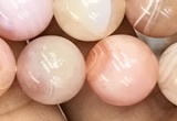 CAA3535 15.5 inches 12mm round pink botswana agate beads