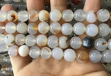 CAA3600 15.5 inches 12mm round dendritic agate beads wholesale