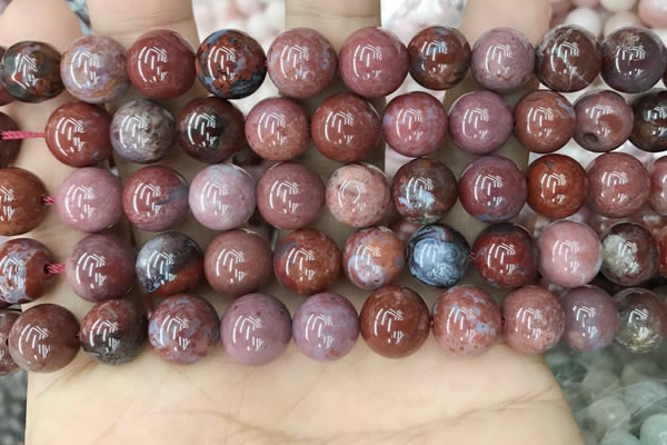 CAA3623 15.5 inches 10mm round Portuguese agate beads wholesale