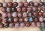 CAA3624 15.5 inches 12mm round Portuguese agate beads wholesale