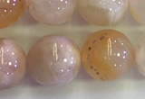 CAA3645 15.5 inches 10mm round sakura agate beads wholesale