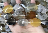 CAA3742 15.5 inches 22*30mm oval Montana agate beads wholesale