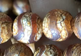 CAA3896 15 inches 10mm round tibetan agate beads wholesale