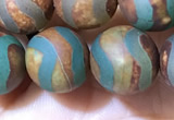 CAA3898 15 inches 10mm round tibetan agate beads wholesale