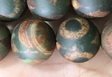 CAA3926 15 inches 12mm round tibetan agate beads wholesale