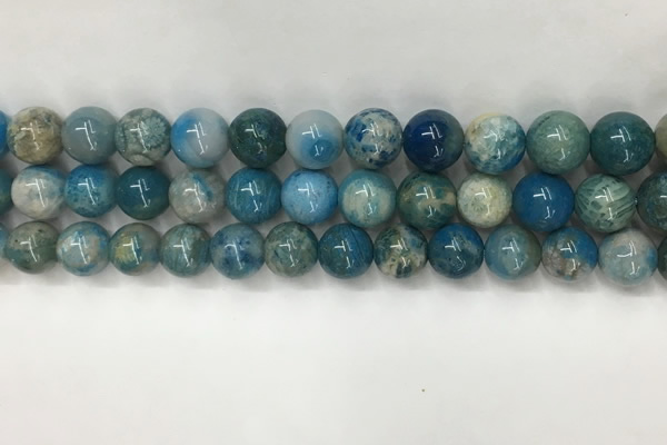 CAA3979 15.5 inches 10mm round chrysanthemum agate beads