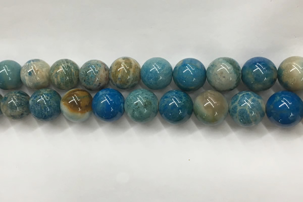 CAA3981 15.5 inches 14mm round chrysanthemum agate beads