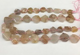 CAA4043 15.5 inches 18*25mm - 22*25mm nuggets sakura agate beads