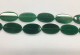 CAA4068 15.5 inches 30*50mm oval green agate gemstone beads