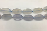 CAA4075 15.5 inches 30*50mm oval blue agate gemstone beads