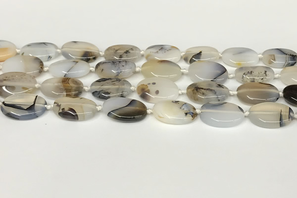 CAA4388 15.5 inches 15*20mm oval Montana agate beads