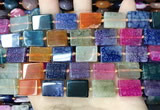 CAA4440 15.5 inches 12*16mm rectangle dragon veins agate beads