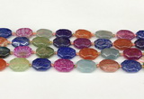 CAA4494 15.5 inches 13*18mm octagonal dragon veins agate beads