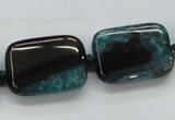 CAA485 15.5 inches 18*25mm rectangle agate druzy geode beads