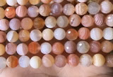 CAA4857 15.5 inches 10mm faceted round botswana agate beads