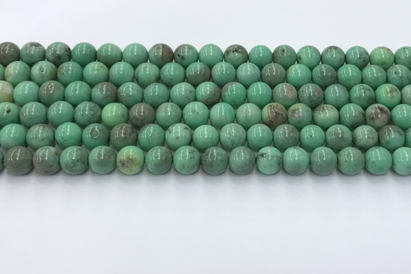 CAA4870 15.5 inches 6mm round grass agate beads wholesale