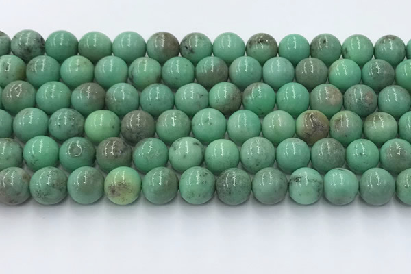 CAA4872 15.5 inches 10mm round grass agate beads wholesale