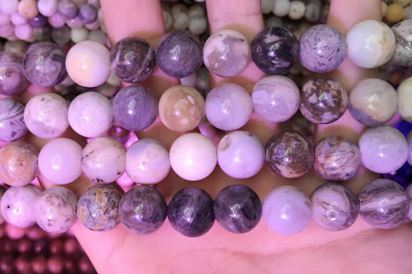 CAA4943 15.5 inches 12mm round bamboo leaf agate beads wholesale