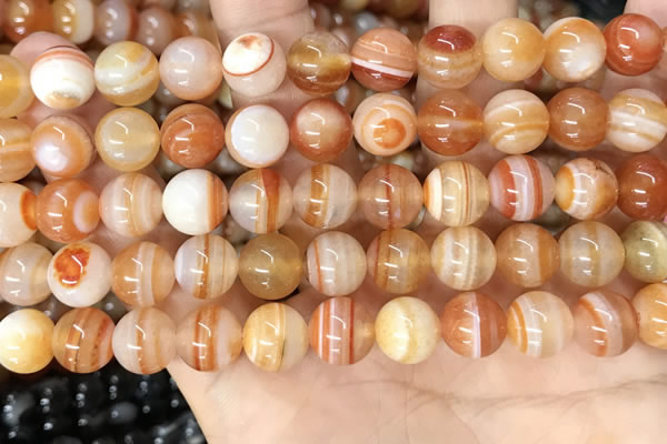 CAA4952 15.5 inches 10mm round Madagascar agate beads wholesale