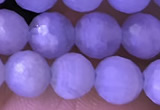 CAA5006 15.5 inches 6mm faceted round blue lace agate beads