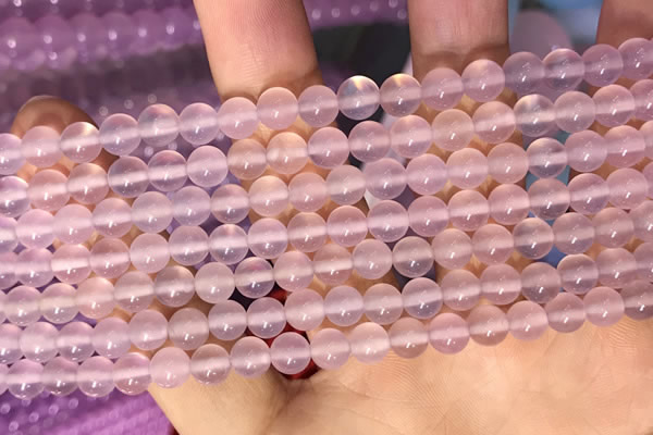 CAA5081 15.5 inches 6mm round purple agate beads wholesale