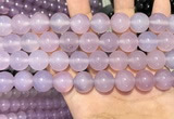 CAA5085 15.5 inches 14mm round purple agate beads wholesale