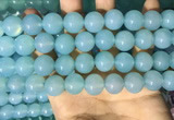 CAA5094 15.5 inches 12mm round sea blue agate beads wholesale